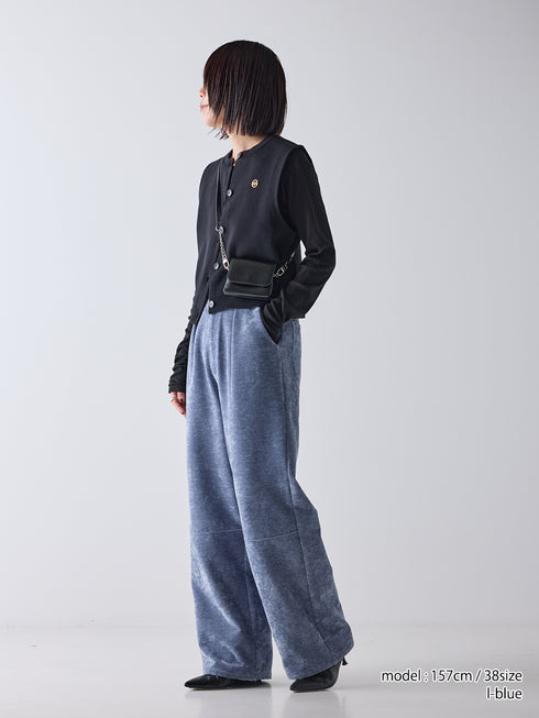 【 予約:11月中旬 】MOLE TWILL TUCK WIDE PT /Y254-31136